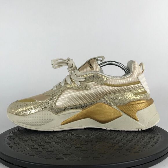 Puma RS-X Winter Glimmer Gold Running Shoes 372761-01 Women’s Size 11 - Picture 9 of 12